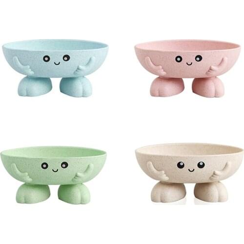 Practical Easy Clean Soap Dish Bathroom Soap Box with Cover Draining Non-Slip Soap Dish Bathroom Supplies Soap Holder