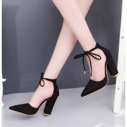 2021 Sexy Classic High Heels Womens Sandals Summer Shoes Ladies Strappy Pumps Platform Heels Woman Ankle Strap Shoes