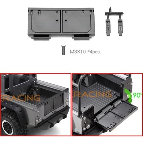 1/10 RC car Traxxas TRX-4 Defender TRX4 G156D off-road vehicle rear wheel cover bottom plate Rear compartment truck parts