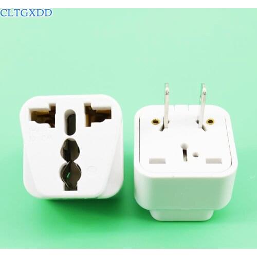 1PC US 2 pin Type A Universal AC Travel Power flat plug adapter Converter Japan Taiwan Thailand EU TO american socket adaptor