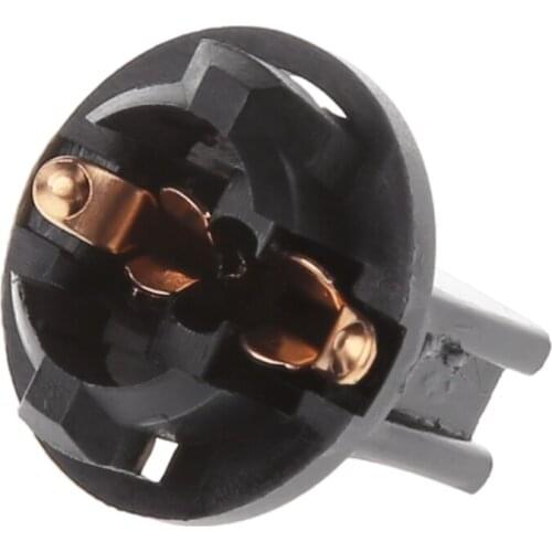 10Pcs T10 Car Light Socket Twist Lock Wedge Instrument Panel Light Bulb Base E7CA