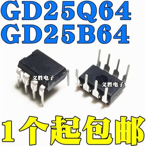 2 pçs/lote GD25Q64CPIG GD25B64CPIG BIOSIC 64Mbit 8MB DIP8