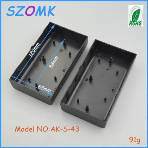 2 piece a lot, electronics plastic pcb box abs plastic enclosure 123x68x51mm control box