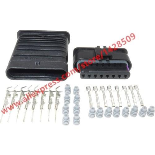 20 Sets 8 Pin Automotive Radar Connector Waterproof Car Collision Sensor Plug For BMW Benz 872-555-521 872-862-521