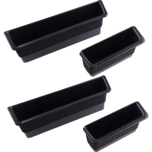 Beler 1 Set Door Armrest Phone Key Storage Box Holder Tray Container Fit for Jeep Wrangler JK 2007 2008 2009 2010 ABS