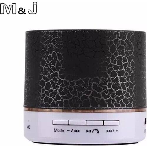 A9 Bluetooth Speaker Mini Wireless Loudspeaker Crack LED TF USB Subwoofer Bluetooth Speakers Mp3 Stereo Audio Music Player