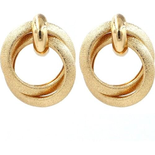 Couldxin Women's Gold Earrings
