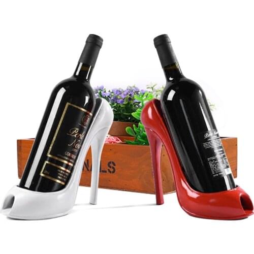High Heel Shoe Wine Bottle Holder Stylish Kitchen Bar Storage Creative Red Wine Bottle Rack Holder Wine-bottle Holder Home Decor
