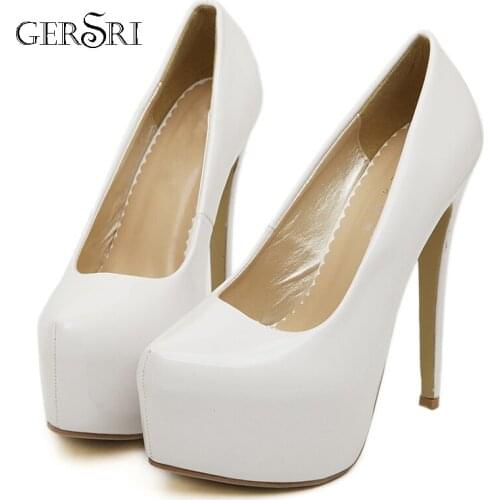 Кожаные туфли-лодочки Gersri China At AliExpress