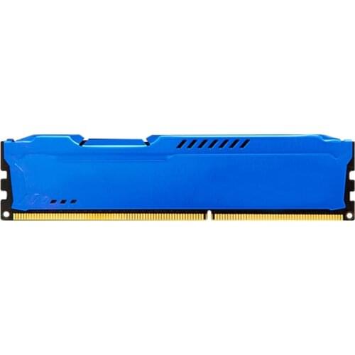 Newest Blue Computer Components King E02 Heatsink Case Compatible Main Desktop PC DDR,DDR2,DDR3,DDR4 Main Chassis RAMs Cooling