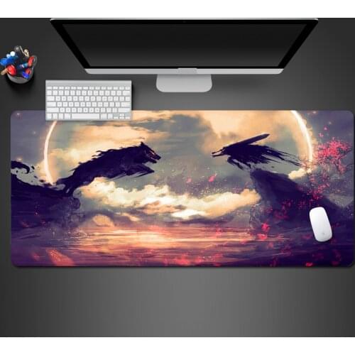 Blood Anime Game Mousepad Unique Best-Selling Natural Rubber Washable Customized Anti-Skid Lock Pad PC Computer Games Family Mat