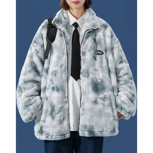 LEGIBLE Winter Jackets Women Long Sleeve Warm Faux Fur Thick Jackets Female Zipper Bomber Coats