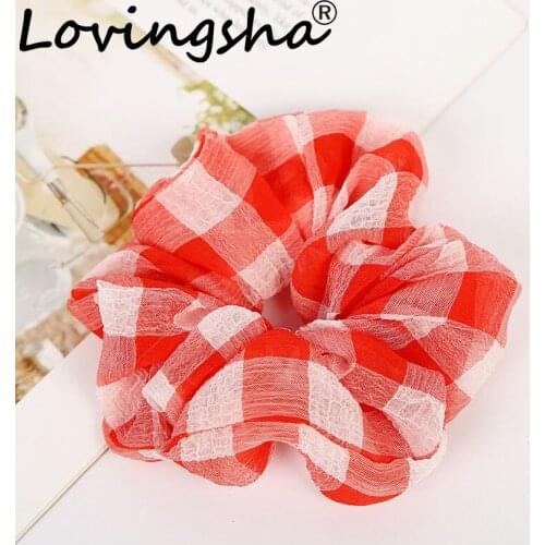 LOVINGSHA Hair Accessories For Women Ladies Hair Tie Scrunchie Fashion Female Girl Ponytail Hair Holder Rope ATC019