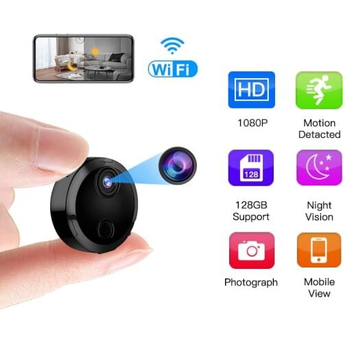Wifi Mini Camera Video Surveillance 1080P Night Vision Motion Detection Wireless Cam Security Detection Remote Indoor Smart Home