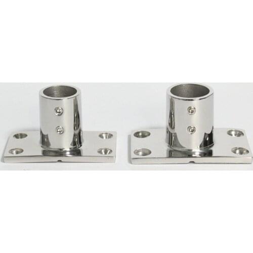 Marine Boat 90 Degree Marine Boat Hand rectangular Base 1 Inch 25mm 316 Stainless Steel