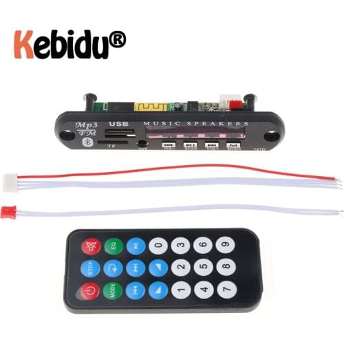 MP3 Player DC 5V 12V Wireless Bluetooth USB FM TF Radio MP3 Decoder Board Audio MP3 Module For Car Remote Music Speaker Phone