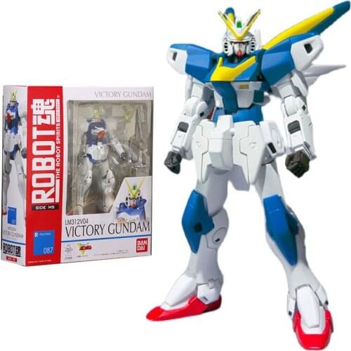 Bandai Gundam Model Kit Anime Figure Robot Spirits MB 1/100 Victory Gundam Genuine Gunpla Action Toy Figure Toys for Children