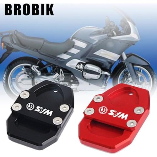 BROBIK For SYM CRUISYM300 GTS300i GTS 300 300i Motorcycle Accessories Kickstand Side Stand Extension Foot Pad Support