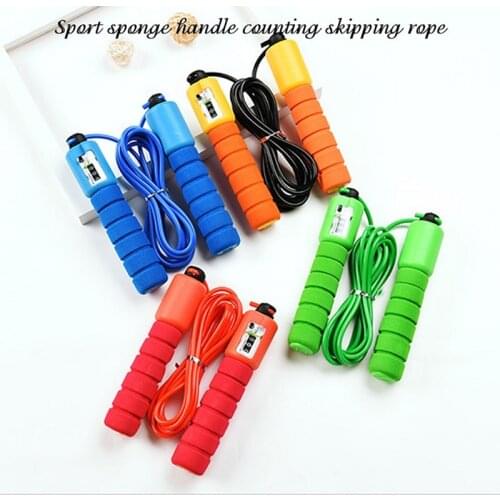 Professional Jump Rope with Electronic Counter 2.9m Adjustable Fast Speed Counting Skipping Rope Jumping Wire Workout Equipments