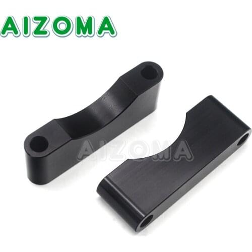 Motorbike 1.25" Front Fender Spacer Chrome CNC Aluminum For Harley Touring 1984-2013 Motorcycle Mudguard Adapter Bracket