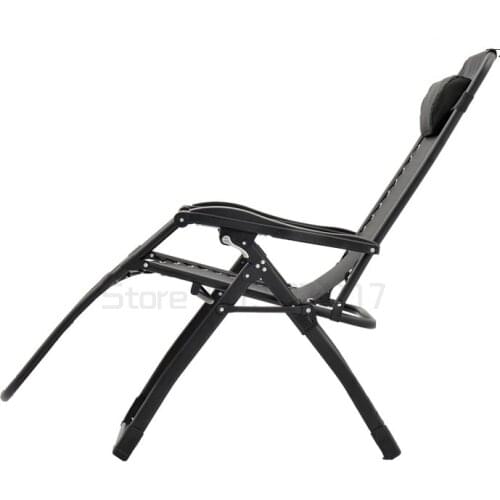 Folding recliner office nap home leisure balcony lazy back chair portable beach chair