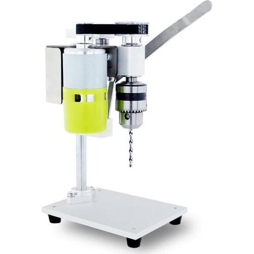 100W Electric Bench Drill 7-speed Drill Chuck 1.5-10mm High Precision Mini Drill Stand Wood Metal Drilling Machine LK