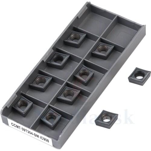 CCMT09T304 SM IC907 CCMT 09T308 Carbide insert Lathe Tool turning insert Cutting Tools CNC turning Internal Turning Tools