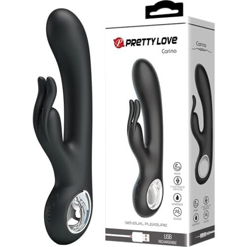 Pretty Love USB Rechargeable Female Sex Vibrator G-spot Massager Electric Vibrator for Women Rabbit Vibrator Sex Products