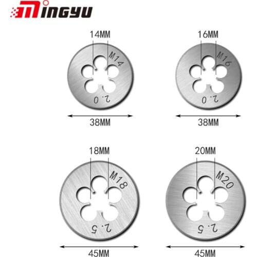 1PC M1 M1.1 M1.2 M1.4 M1.6 M1.8 M2 M2.2 M2.5 Metric Threading Screw Die Super Mini Size Thread Tools For Hand Tools