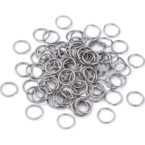 200pcs 4/5/6/7/8/9/10MM Stainless Steel Jump Rings & Split Ring For Jewelry Making DIY Jewelry Findings Jewelry Accessories