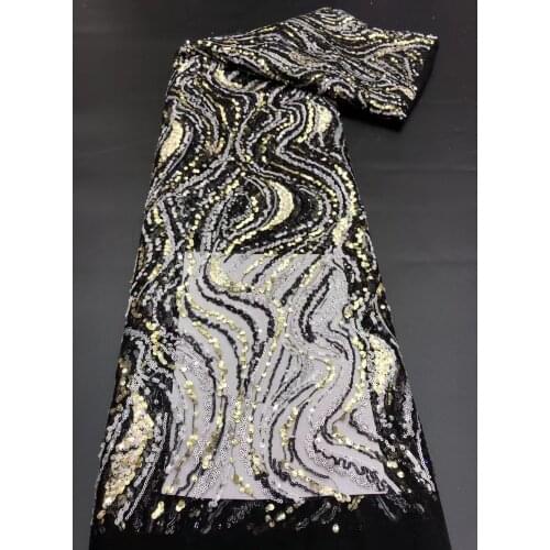 Promotional exquisite multi-color chaotic thread tulle embroidery, comfortable fabric, suitable for ladies' fashion skirts