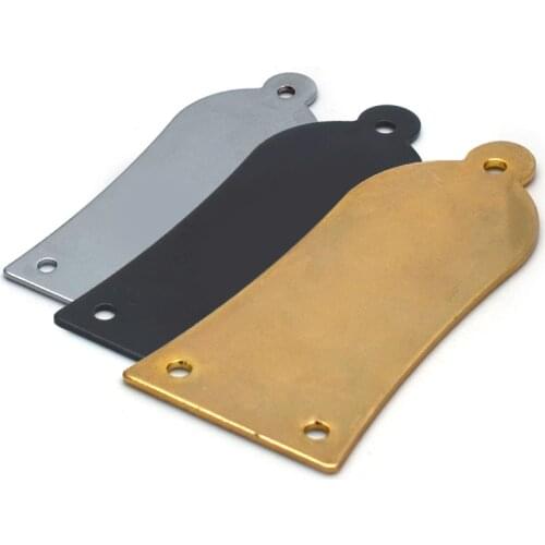 Acoustic Electric Bass Guitar 3 Hole Metal Truss Rod Cover Plate Chrome Black Golden For Choose