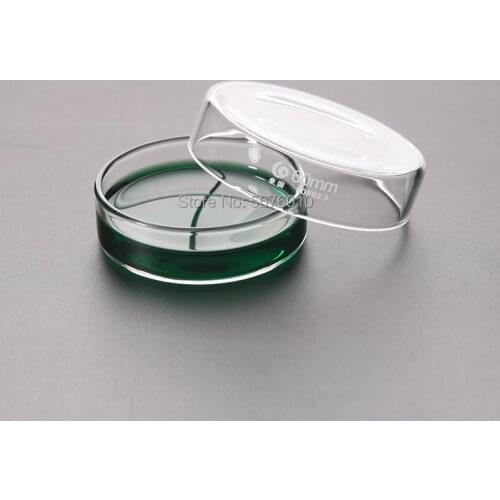 5pcs DIA 75mm Borosilicate glass Petri culture dish Used for the culture of bacteria, cells and lactic acid bacteria in lab