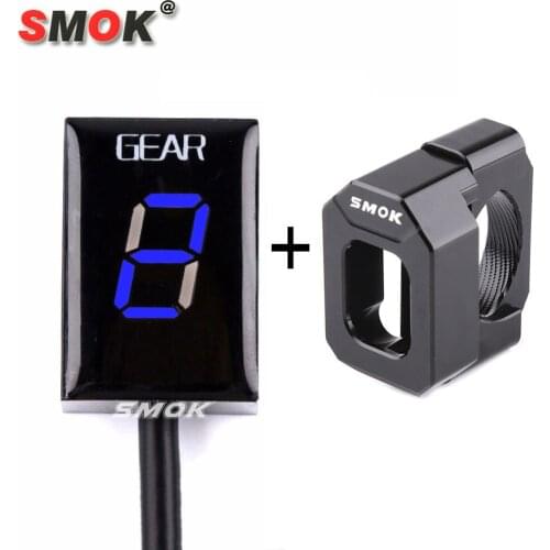 SMOK Motorcycle Ecu Direct 1-6 Speed Gear Display Indicator Holder For Kawasaki Ninja 300 400 Z300 ER6N Z1000 Z1000SX Z800 Z750