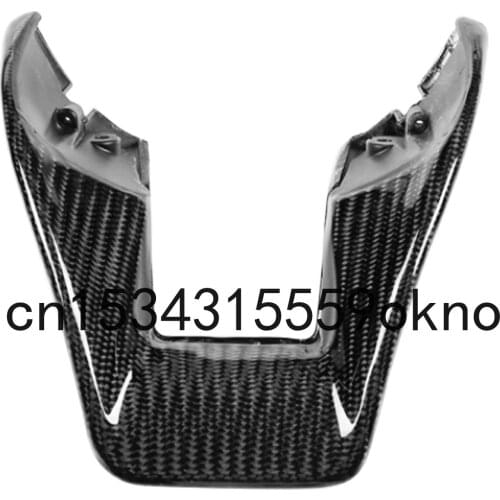 For Benz W205 W213 C63 AMG CLS63 W176 Flat Bottom Steering Wheel Modified Cover Plate Carbon Fibre