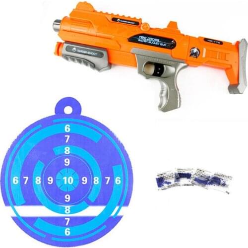 Glock Toy Pistol Soft Bullet Airsoft Shell Throwing Can Launch EVA Under Feed Manual Loading Toys Guns Outdoor Fun Sports