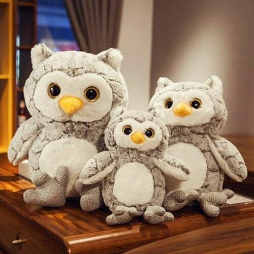 Owl Plush Toy Animal Stuffed Doll Pillow Cushion Home Decor Birthday Gift Plush/Nano Doll Cute Plush Toys Cotton