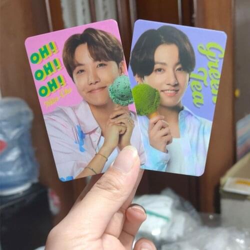 K-POP Bangtan Boys Album Poster Lomo Card New Ice Cream Card PhotoCard V JUNG KOOK JIMIN SUGA JIN RM KPOP Fans Gifts 7pc