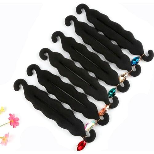 NEW 1pc/bag Diamond Pendant Hair Dish Ball Head Sponge Shaper Flower Taro Lazy Man Variety Fluffy Hair Hair Jewelry Tool