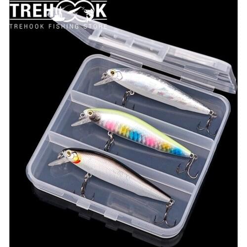 TREHOOK 3pcs Black Minnow Lures For Fishing 90mm 10g Sinking Crankbaits Fishing Lures Set Wobblers For Pike Artificial Bait Kit