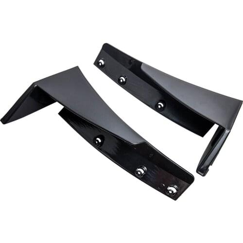 For Corvette C7 Z06 Z07 Stage 3 14-19 Front Splitter Extension Winglets ABS Kit