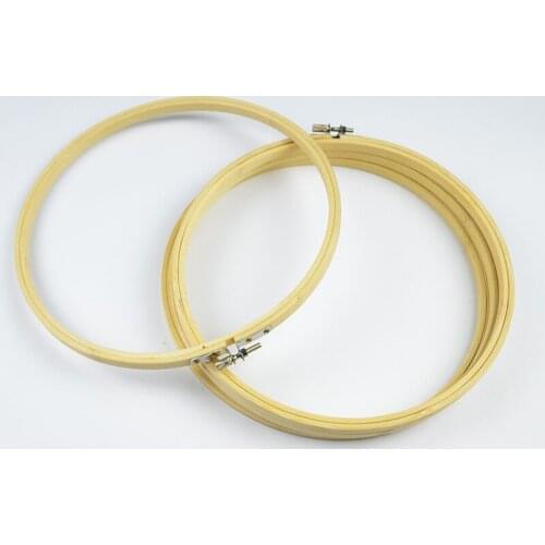 Adjustable 10pcs 10cm Embroidery Hoop Round Bamboo Cross Stitch Frame Sewing Tools Patchwork Buddy DIY Hoops Art Wholesale