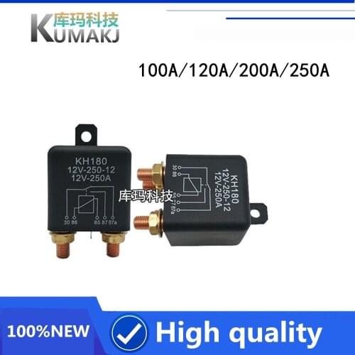 Large current relay Car Truck Motor car high current relay 12V/24V/36V/48V 100A 150A 200A Continuous type Automotive relay