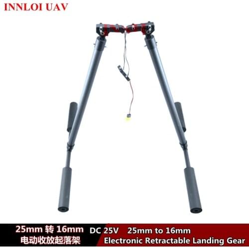 DIY Electronic Retractable Landing Gear for Multi-axis Helicopter For 4- 6- 8-rotor UAV Drone [ INNLOI UAV Custom-made Drone ]