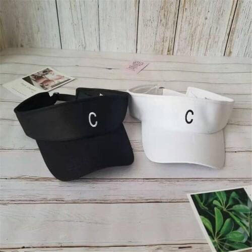 Korean version of Sun hat men and women travel in spring and Summer Sun Hat c letter empty cap leisure sports cap WS-2924