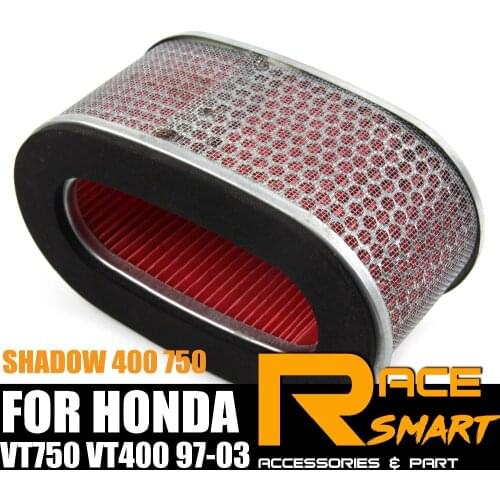 Air Filter Replaceable For HONDA SHADOW 400/750 /VT400 1997 - 2003 AirFilter Motorcycle Intake Cleaner Filters