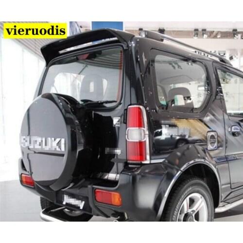 For SUZUKI JIMNY Spoiler 2007-2017 SUZUKI JIMNY High Quality ABS Material Car Rear Wing Primer Color Rear Spoiler