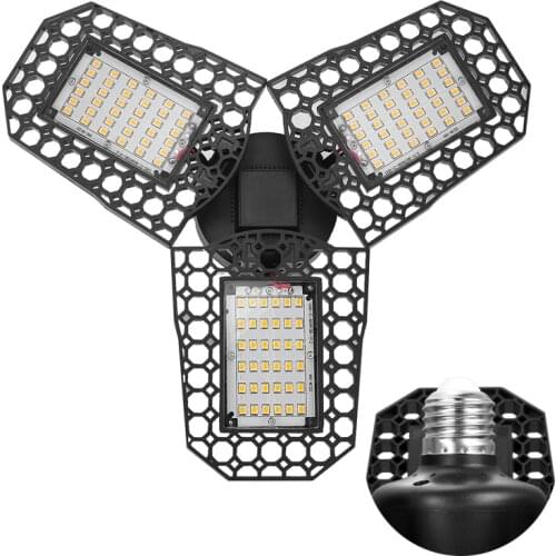 Super Bright Industrial Lighting 40W 60W 80W E27 Led Garage Light 110V 220V Led High Bay Industrial Lamp for workshop Warehouse