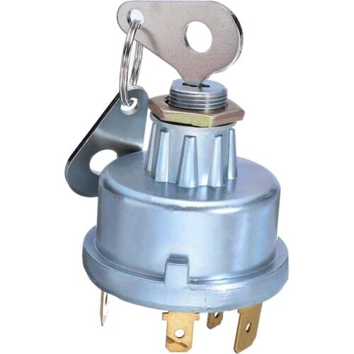 Universal Tractor Plant Ignition Switch Fits 4 Position with 2 Keys For Lucas 35670 128Sa Ignition Switch