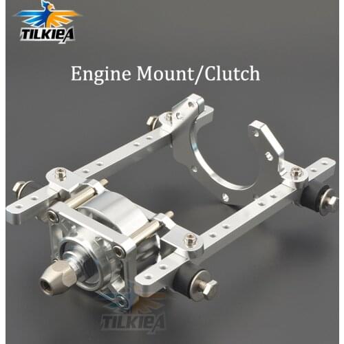 High Quality CNC Aluminum Alloy Engine Mount Or Clutch For 26/29/30CC Zenoah Marine Engine RC Boat